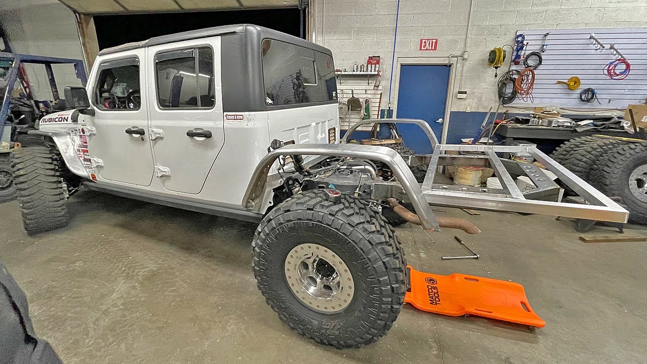 Сборка алюминиевого кемпера с бортовой платформой на базе моего Jeep Gladiator