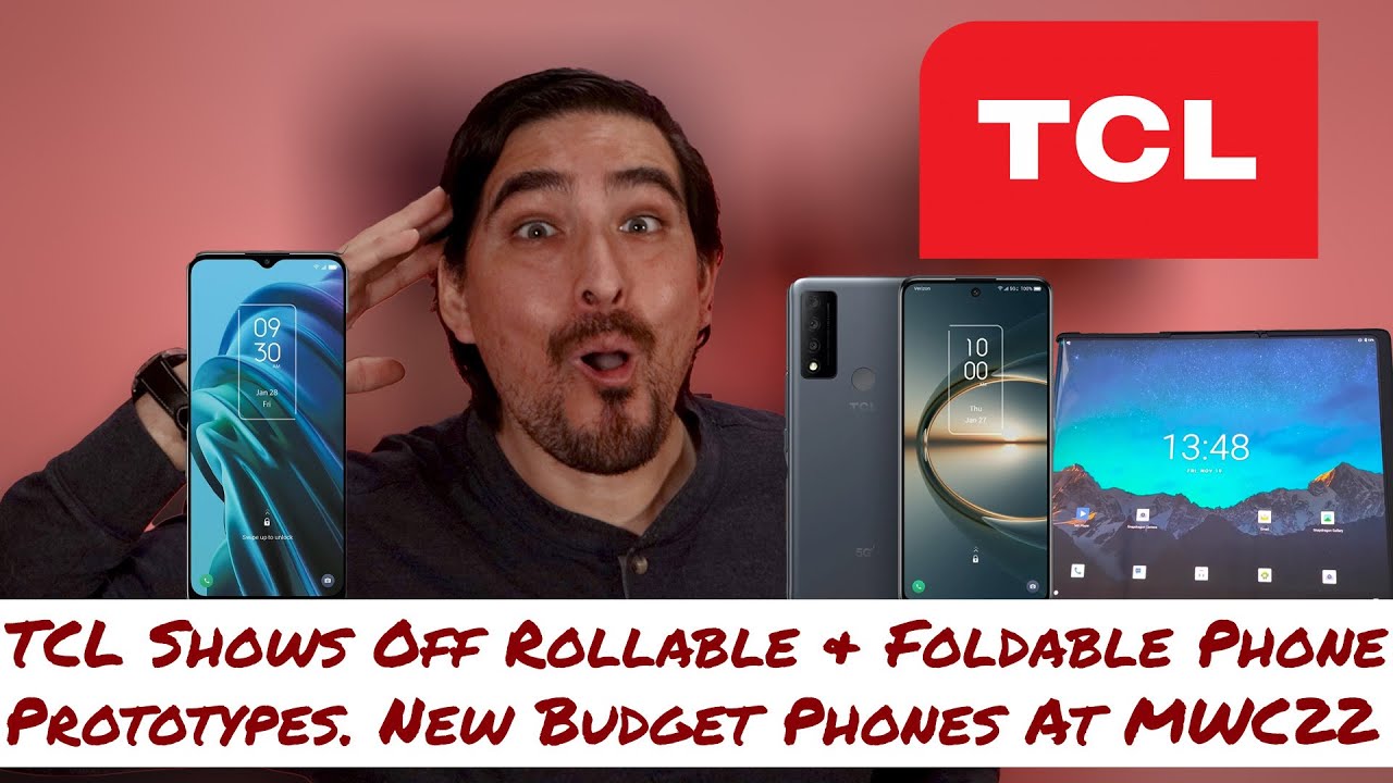 TCL Shows Off Rollable Phone And Foldable Phone Prototypes At MWC22