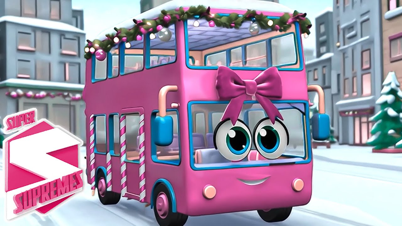 Super Supremes 🎄 Les Roues de l’Autobus | Chanson pour Enfants en Français