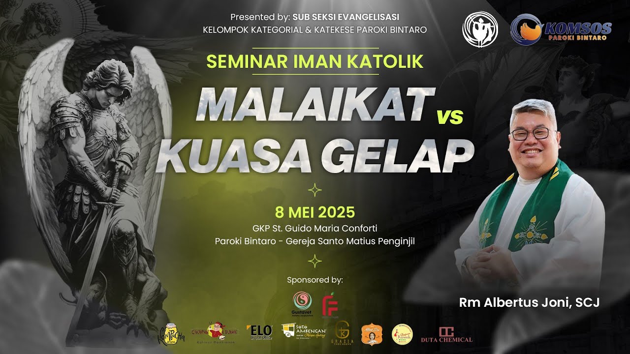 (Moment to Memories) SEMINAR IMAN KATOLIK | MALAIKAT VS KUASA GELAP | ROMO ALBERTUS JONI, SCJ✅