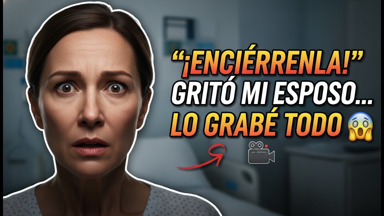 “¡Enciérrenla!” gritó mi esposo al doctor… sin saber que lo grabé todo 😱