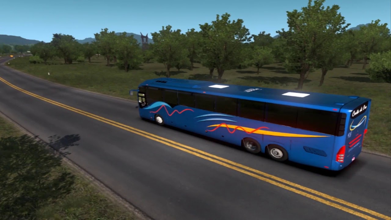 Americans truck simulater in Mexico extremo v2 all in one map Test with Volvo 9800