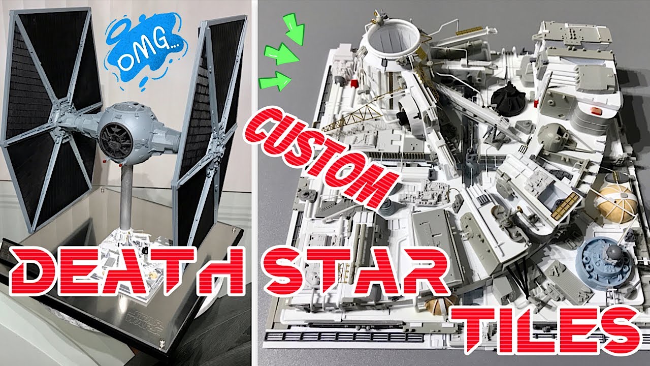 Custom scratch built Star Wars - Death Star tiles - ILM Style!