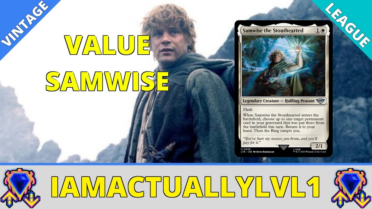 Uncommon Samwise is actually amazing - LOTR Vintage Samwise Stouthearted Lurrus Control