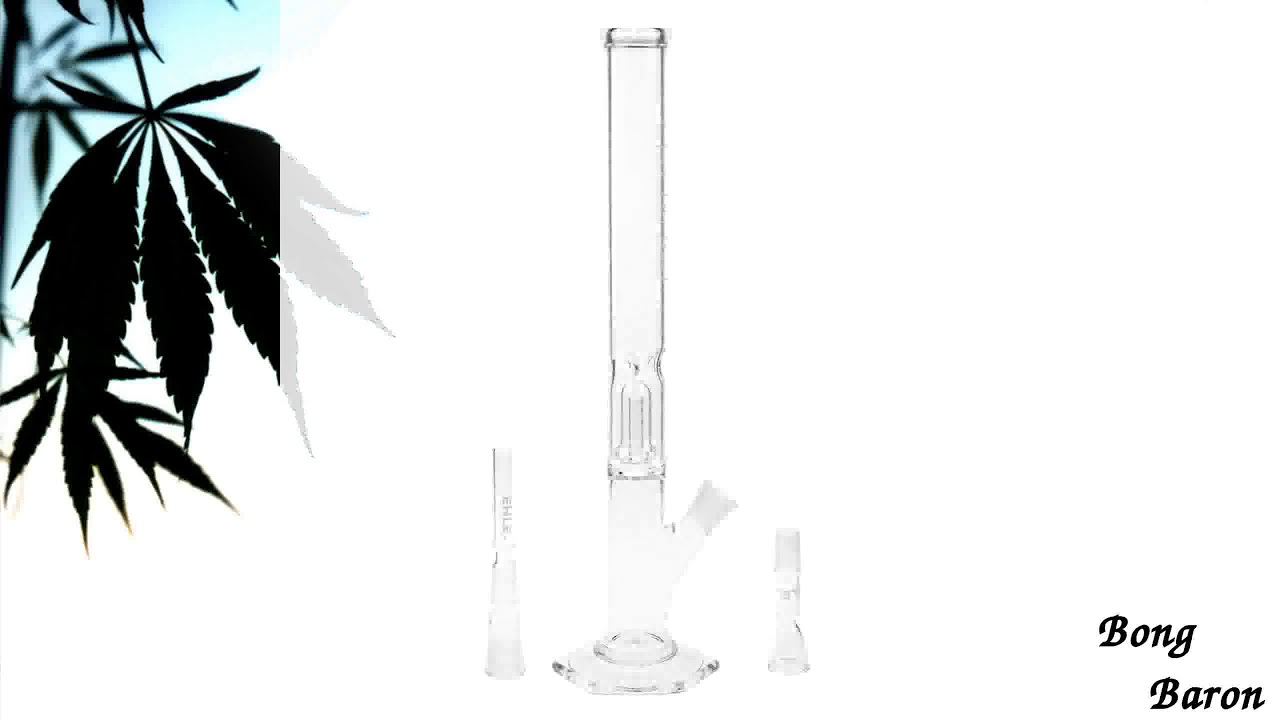 EHLE. glass Single Dome Perc Ice Bong with He
