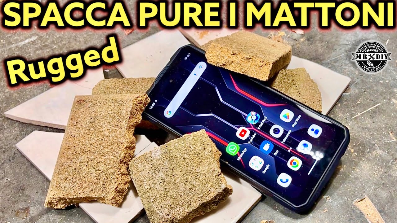 Costa poco e rompe i mattoni. Smartphone telefono rugged indistruttibile impermeabile Hotwav Cyber X