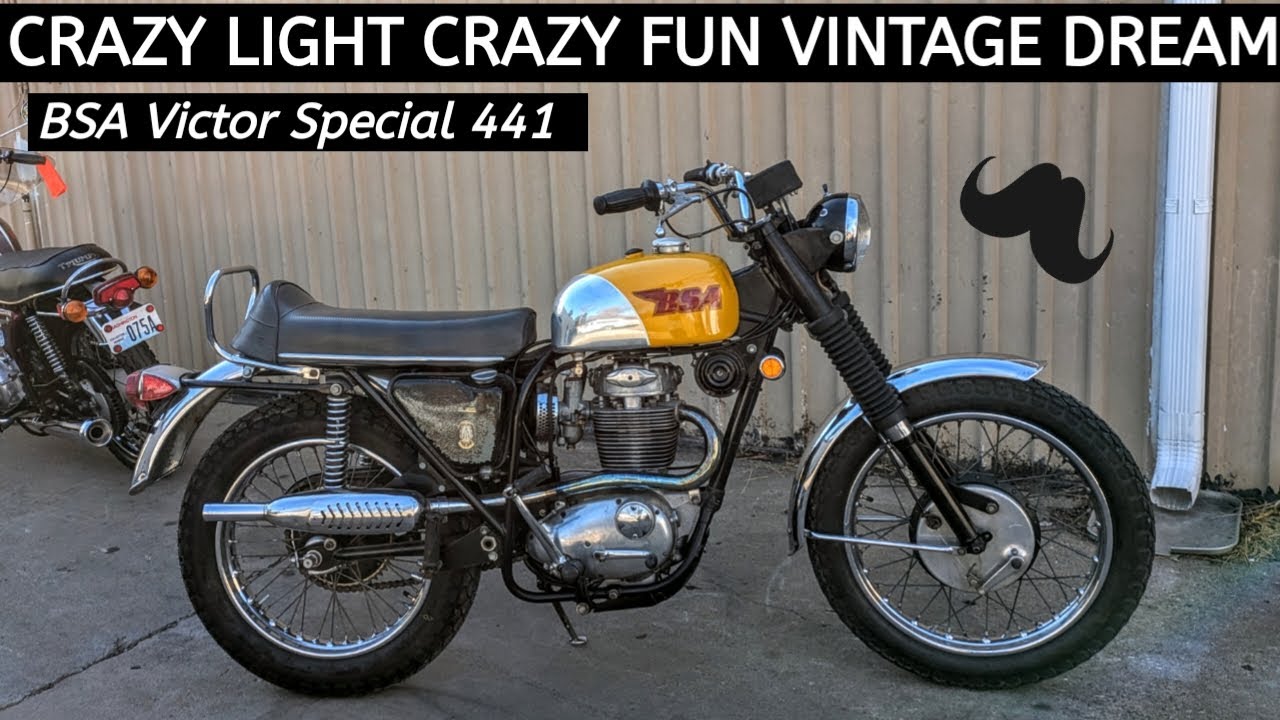 Vintage BSA Victor Special 441 - So Much Fun To Ride - Wahoo!
