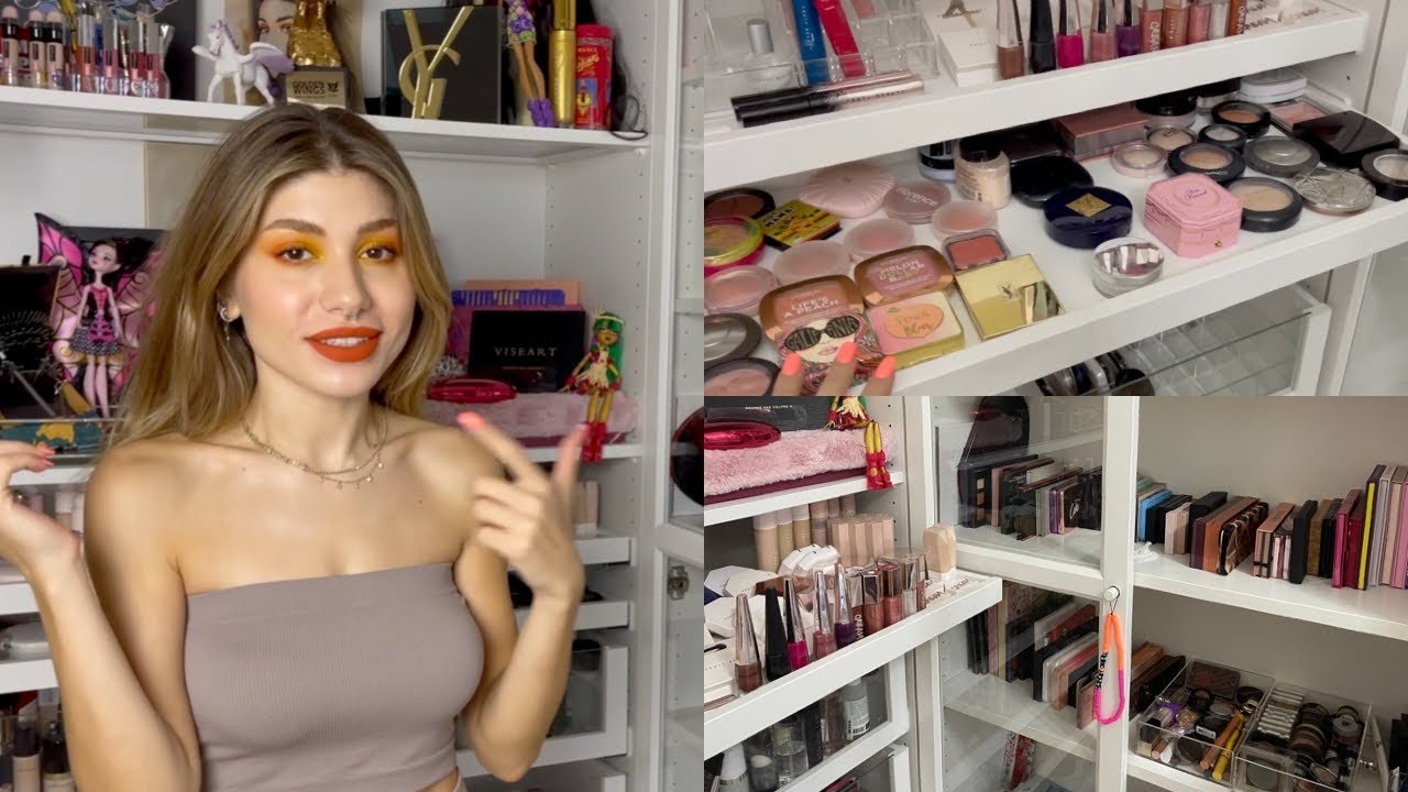 MAKYAJ KOLEKSİYONUMU YERLEŞTİRİYORUM! (yine) | Taşınmaya devam