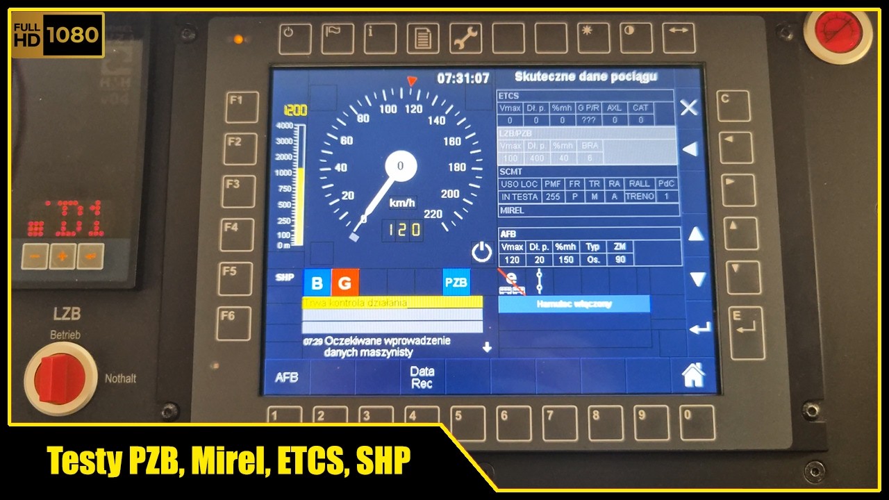 Vectron: testy ETCS, PZB, Mirel, SHP