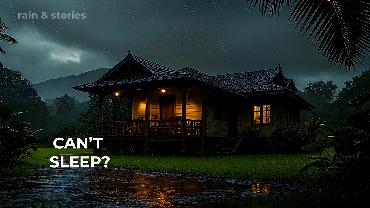 INTENSE RAINFALL MEDITATION FOR QUIET OVERTHINKING RAIN AND MAXIMUM STRESS RELIEF NOW