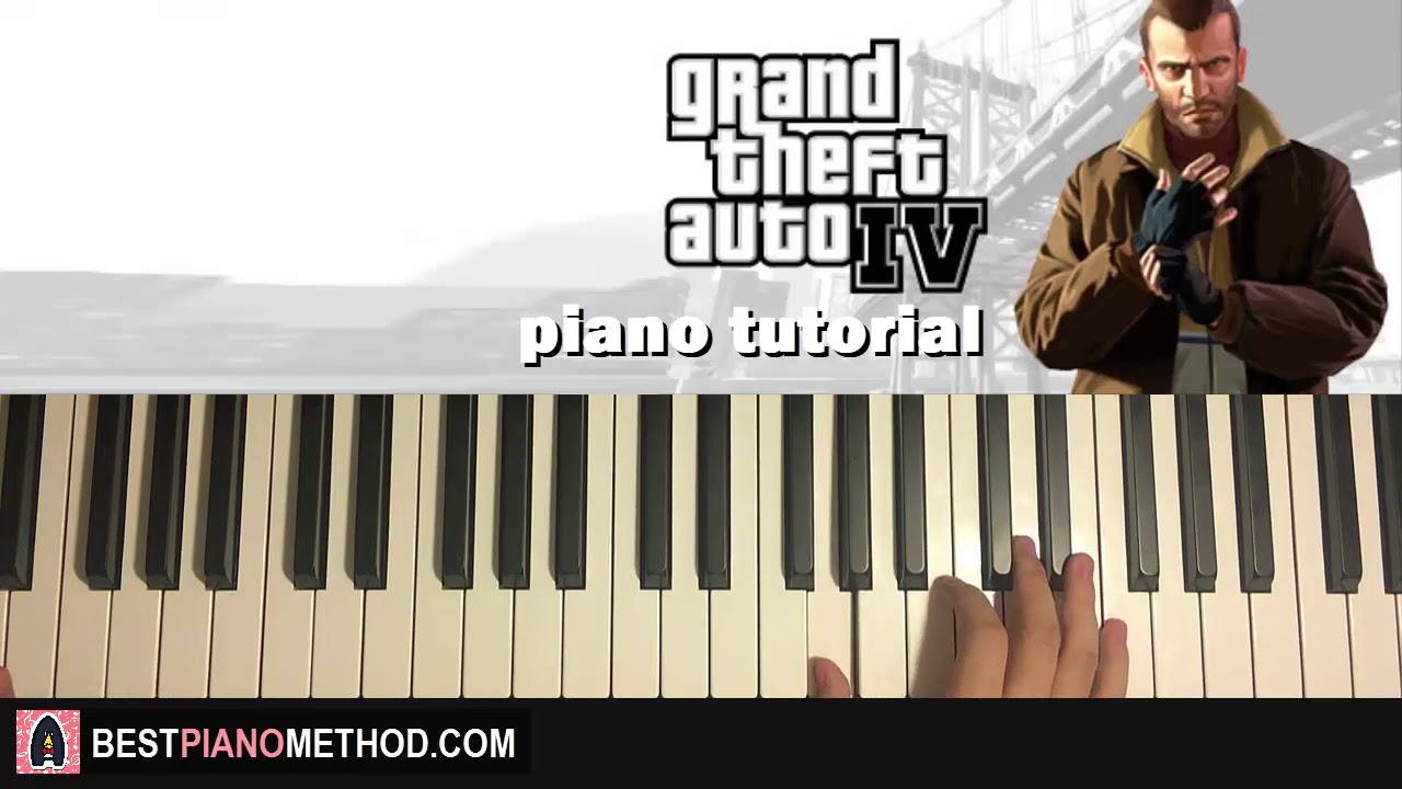 HOW TO PLAY - Grand Theft Auto 4 Theme Song (Piano Tutorial Lesson)