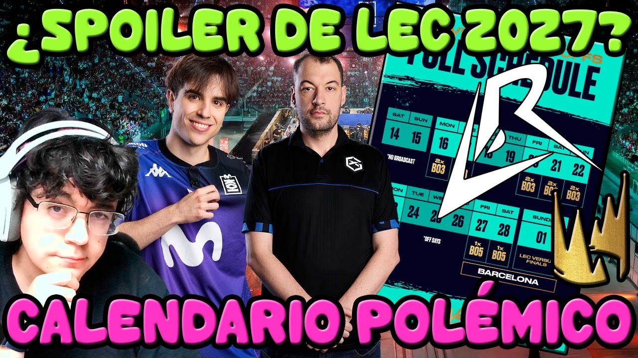 ¿Es el calendario de playoffs un spoiler de cómo será la posible LEC online? Nueva polémica