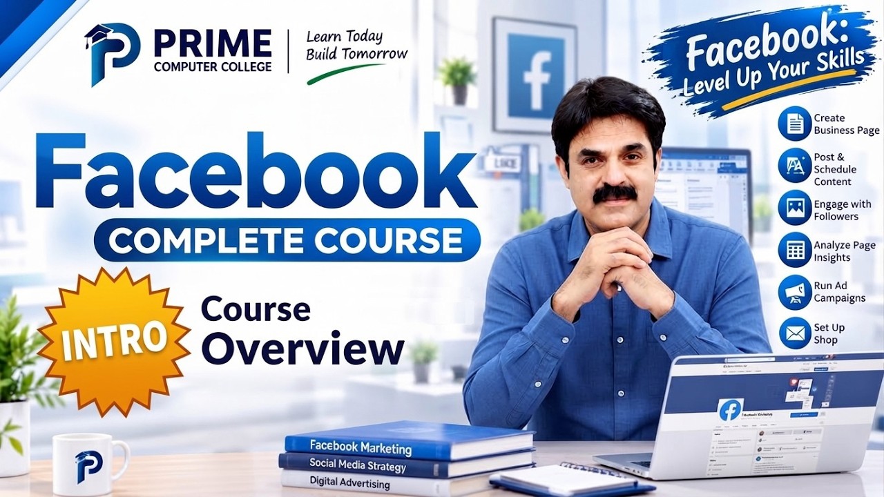 Facebook Course Overview in Urdu and Hindi ☑️ FB Tutorial