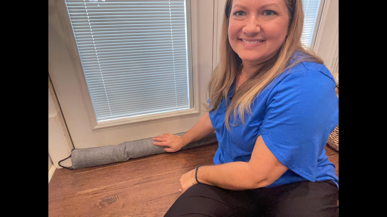 Little Things like this Door Draft Stopper make a HUGE difference!