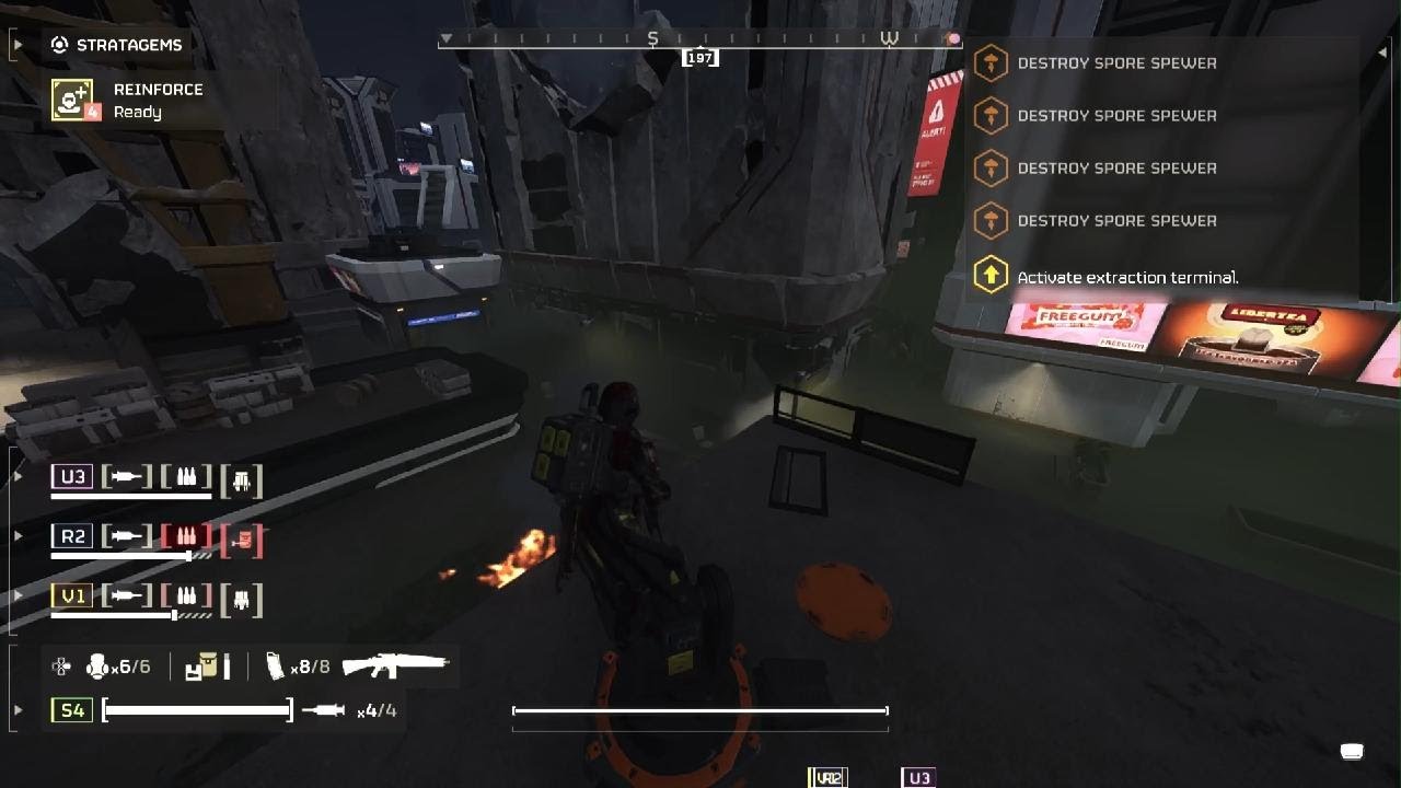 HD2 you can stand on bullets