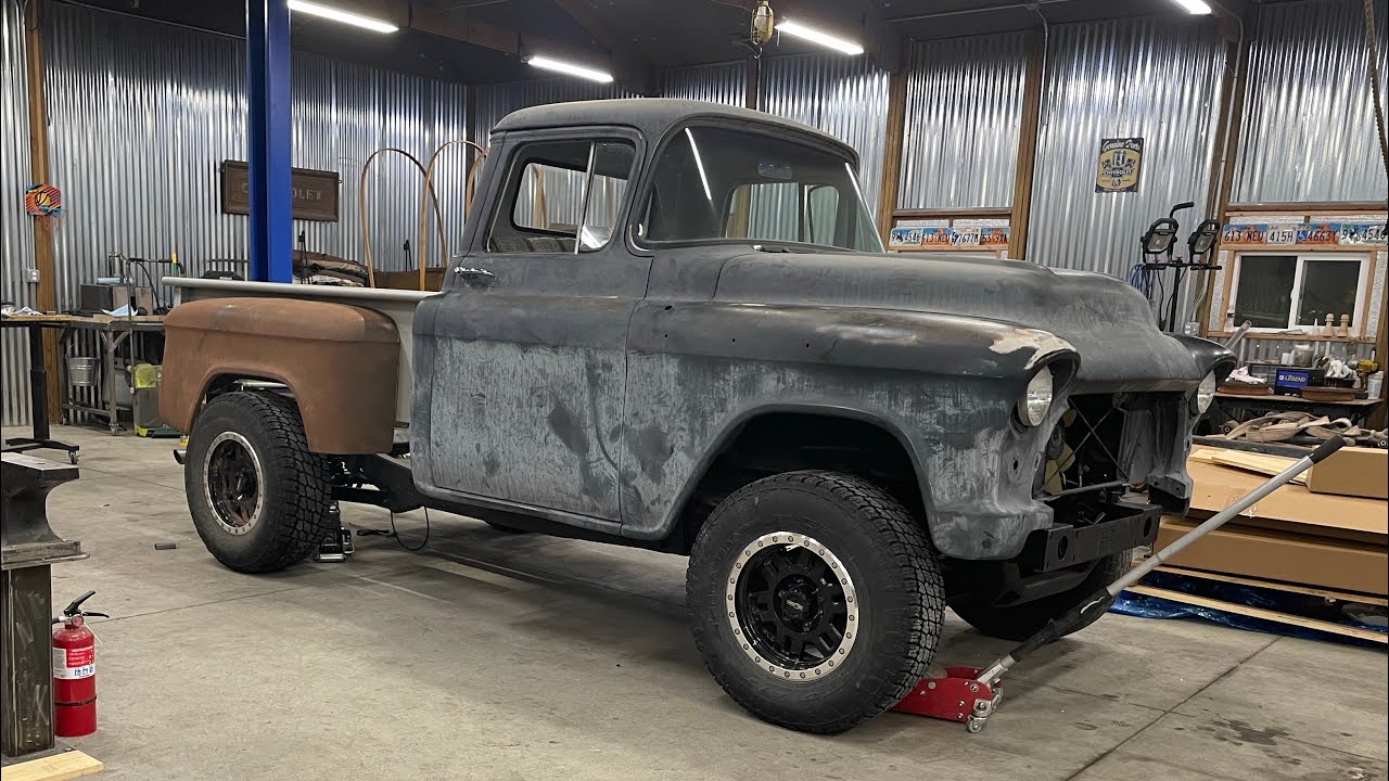 57. Грузовик Chevy на раме полноприводного Chevy Tahoe 2001 года. ЧАСТЬ 1. Crazylegs Creations