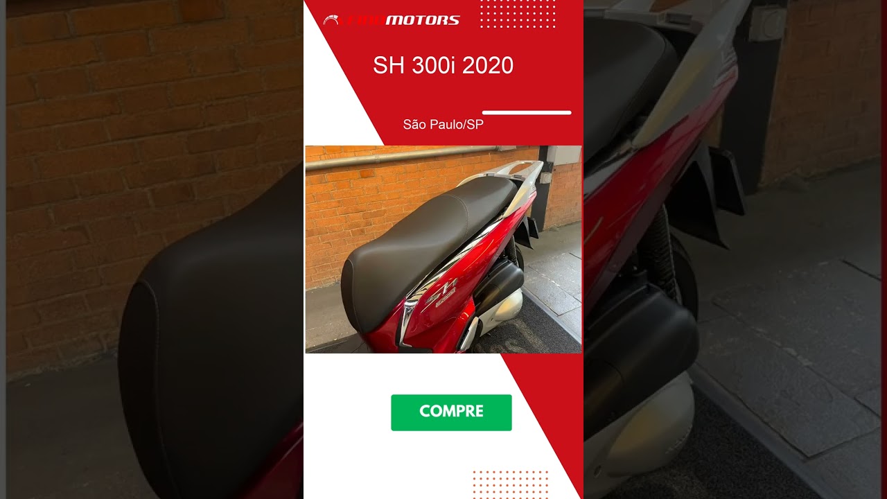 SH 300i 2020 à venda em São Paulo/SP - findmotors.com.br