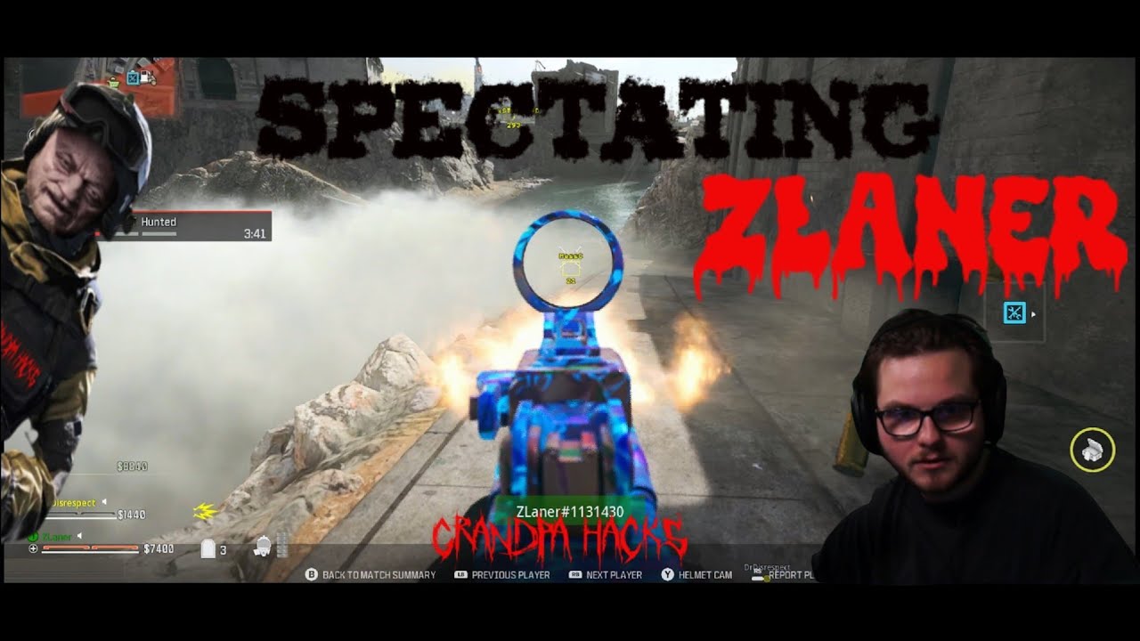 Spectating ZLaner with WALL HACKS - COD WARZONE 3 (1 of 3)