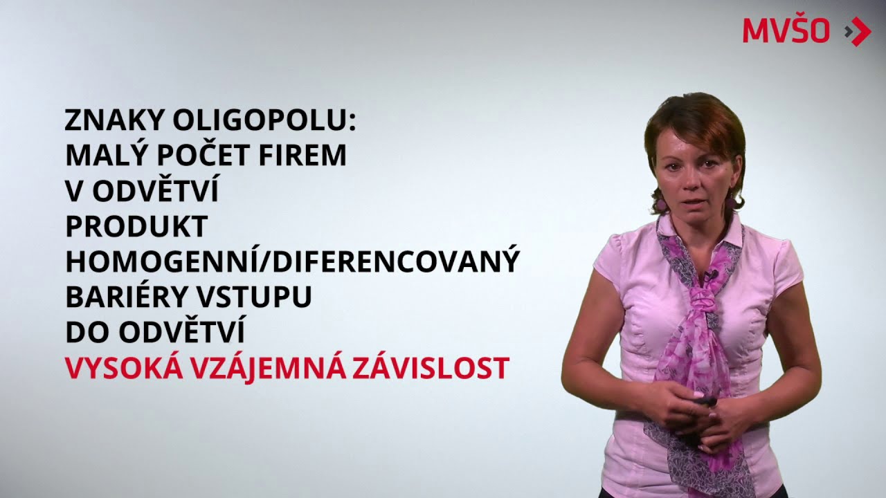 Oligopol s dominantní firmou | EDULAM