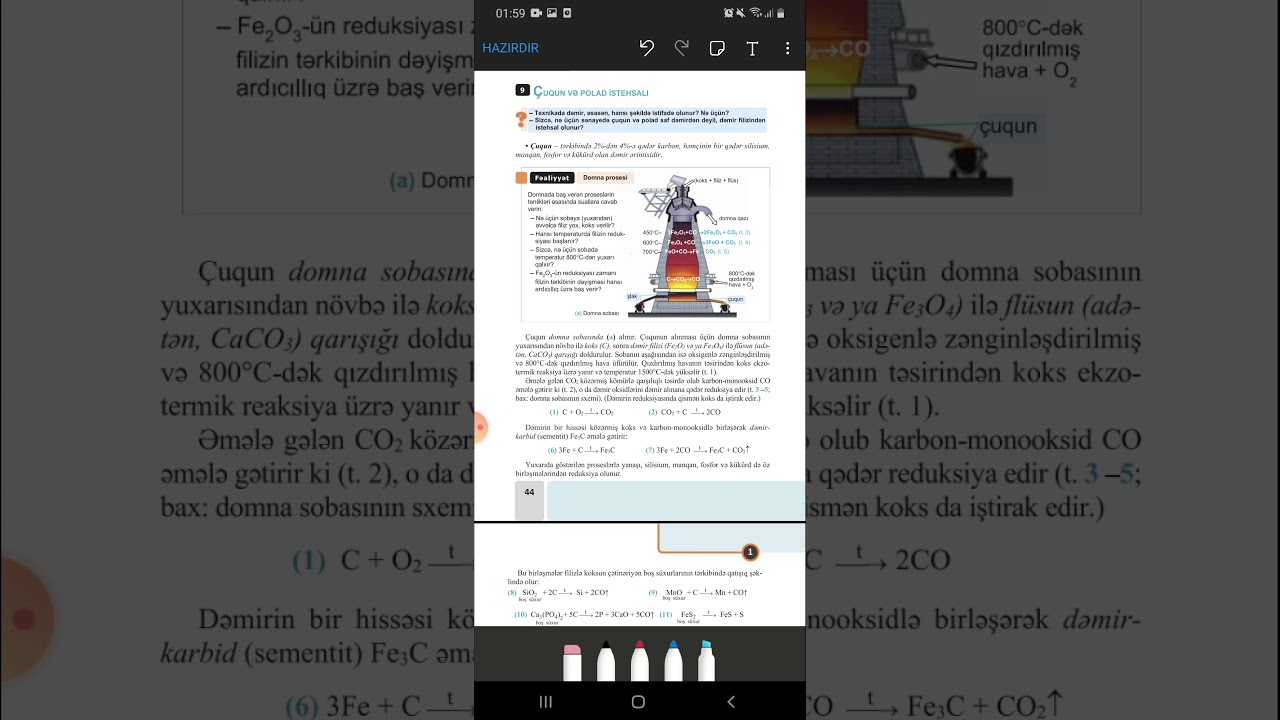 Cuqun ve polad istehsali