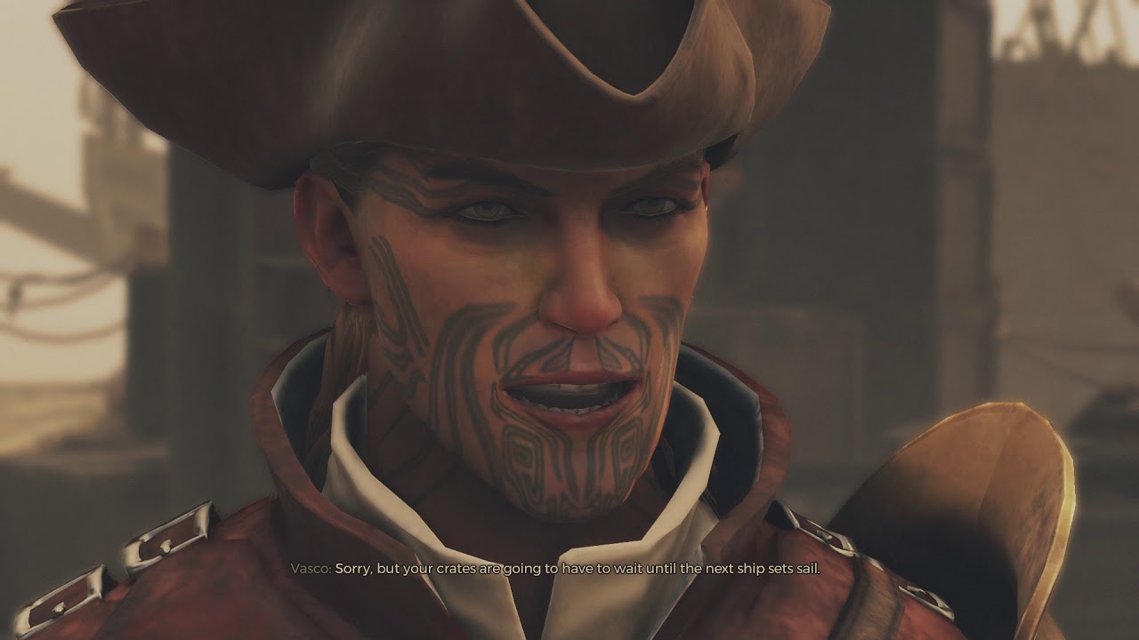 Greedfall - The Great Departure: Captain Vasco Introduction Dialogue Tree Gameplay Cutscene (2019)