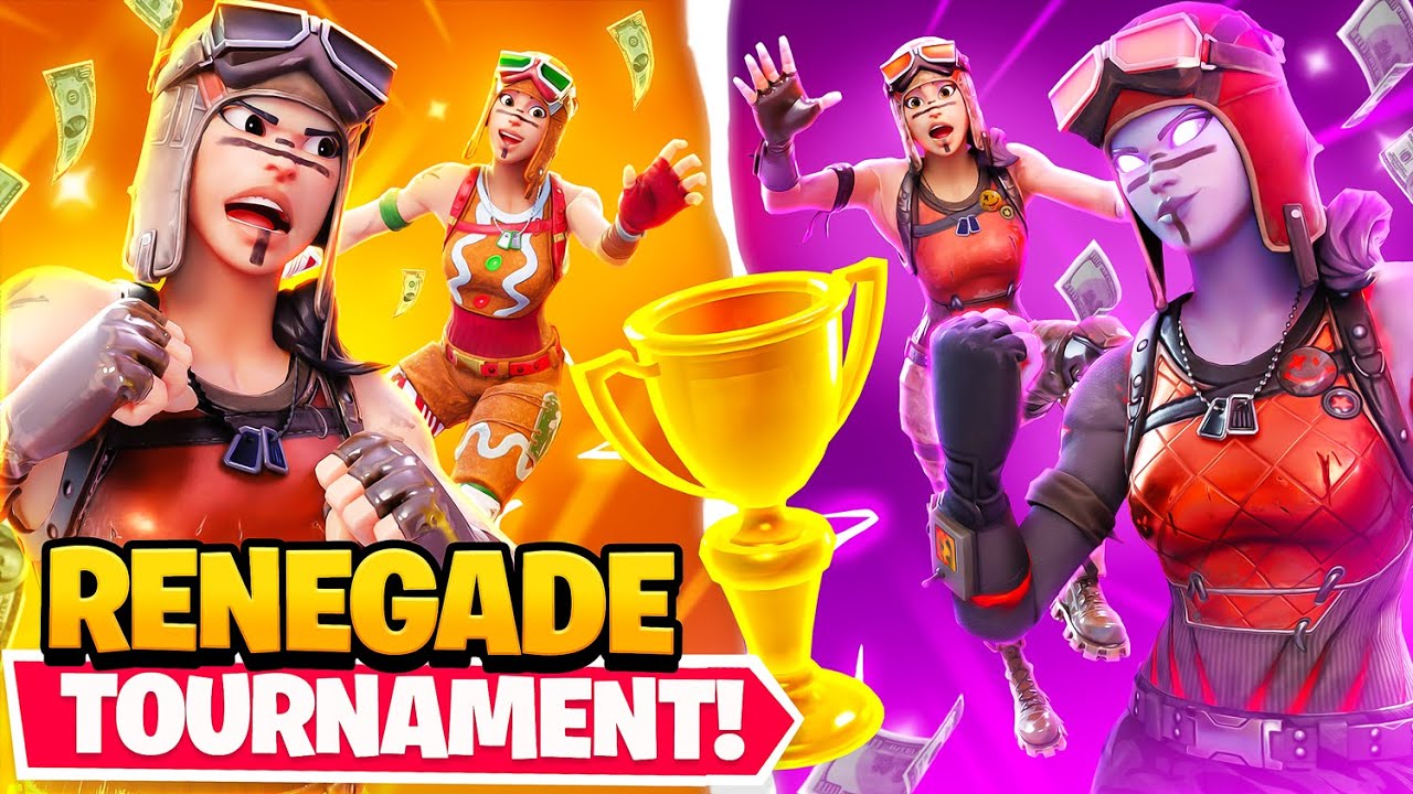 I Hosted a RENEGADE RAIDER ONLY Tournament for $100 in Fortnite... (sweatiest players ever)