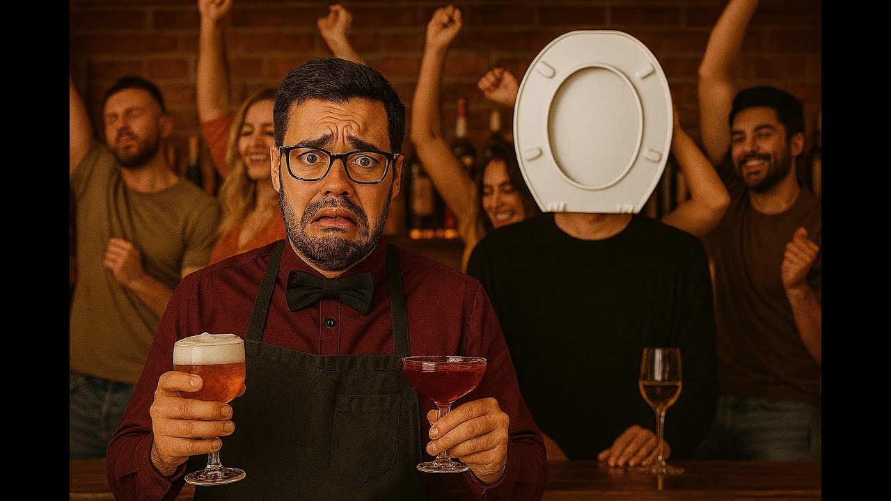 UTILIZARAM O BANHEIRO DO MEU BAR E O POOP KILLER APARECEU PARA UM DRINK | Poop Killer 3