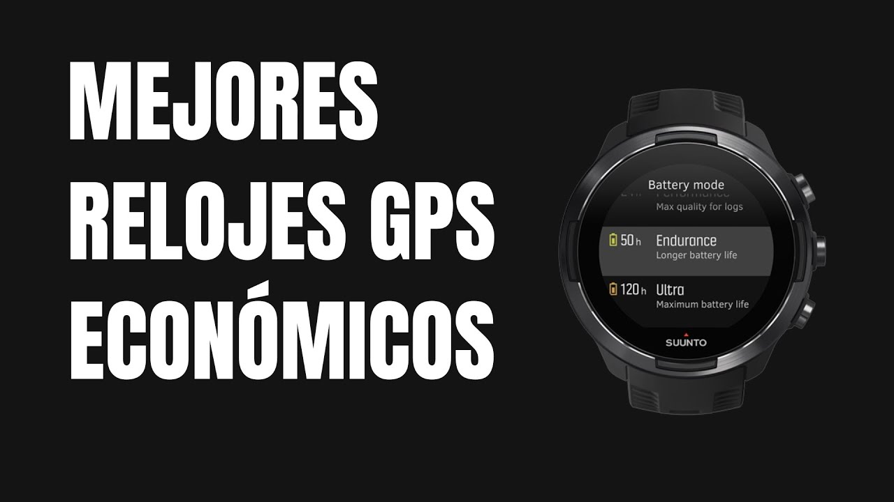 Los 5 MEJORES relojes GPS para running ECON&Oacute;MICOS (menos de 200&euro;)