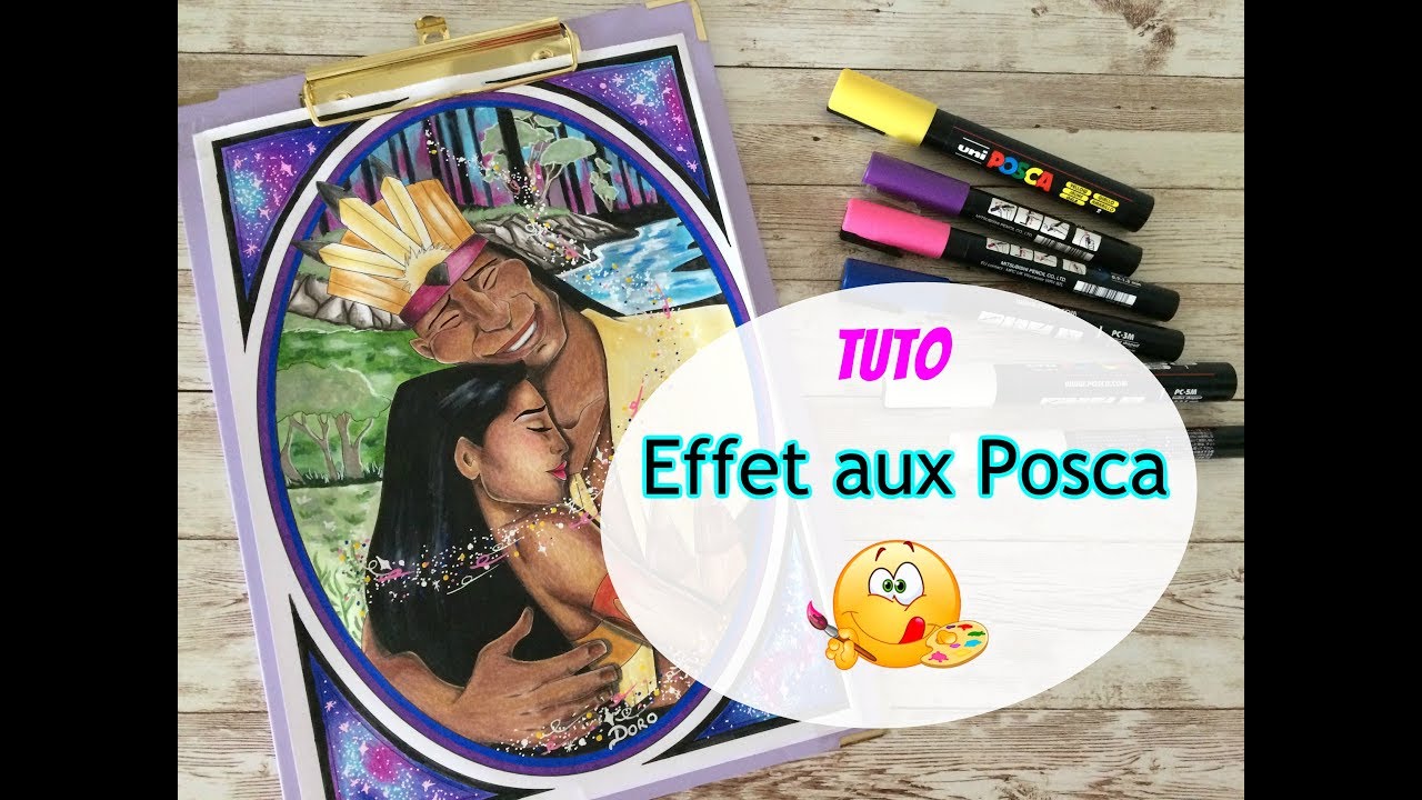 TUTO POSCA * Une envolée féerique *