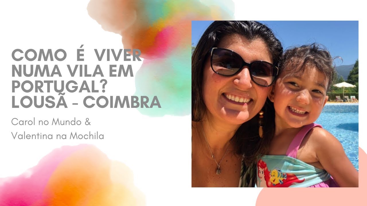 Lousã - Coimbra: o centro da vila onde moramos.