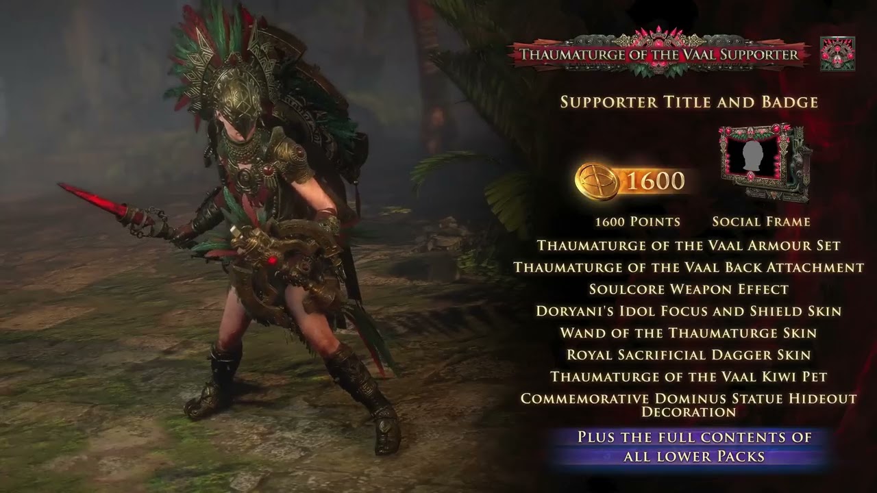 Path of Exiles 2 Supporter Packs