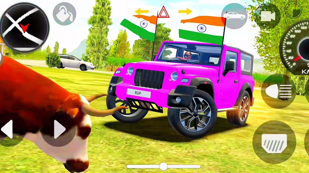 Modified Mahindra Thar😈Games:Indian Pink Thar (Gadi Wala Games) Car Game Android Game 
