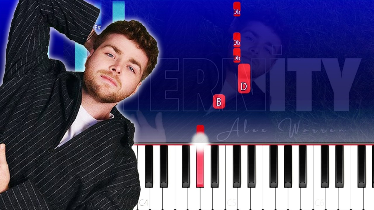 Alex Warren - Eternity (Piano Tutorial)