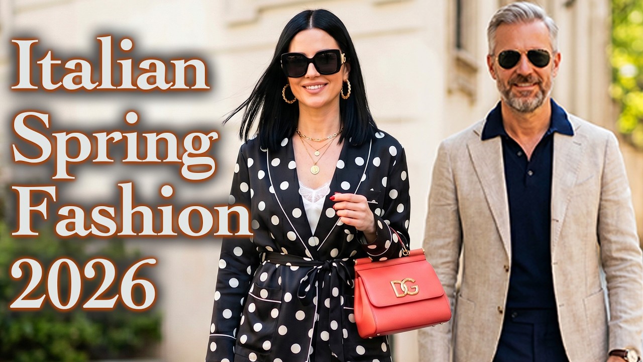 Włoska moda uliczna wiosna 2026. Poznaj najlepsze trendy modowe z Włoch. Luksusowy vlog o modzie