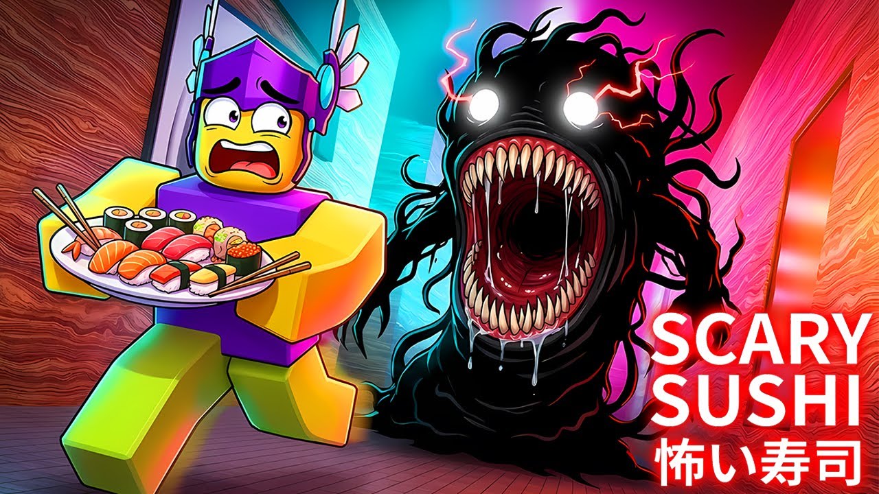 SHAWARMA DE SUSHI? Cozinhei para MONSTROS DEVORADORES de PESSOAS no Roblox!