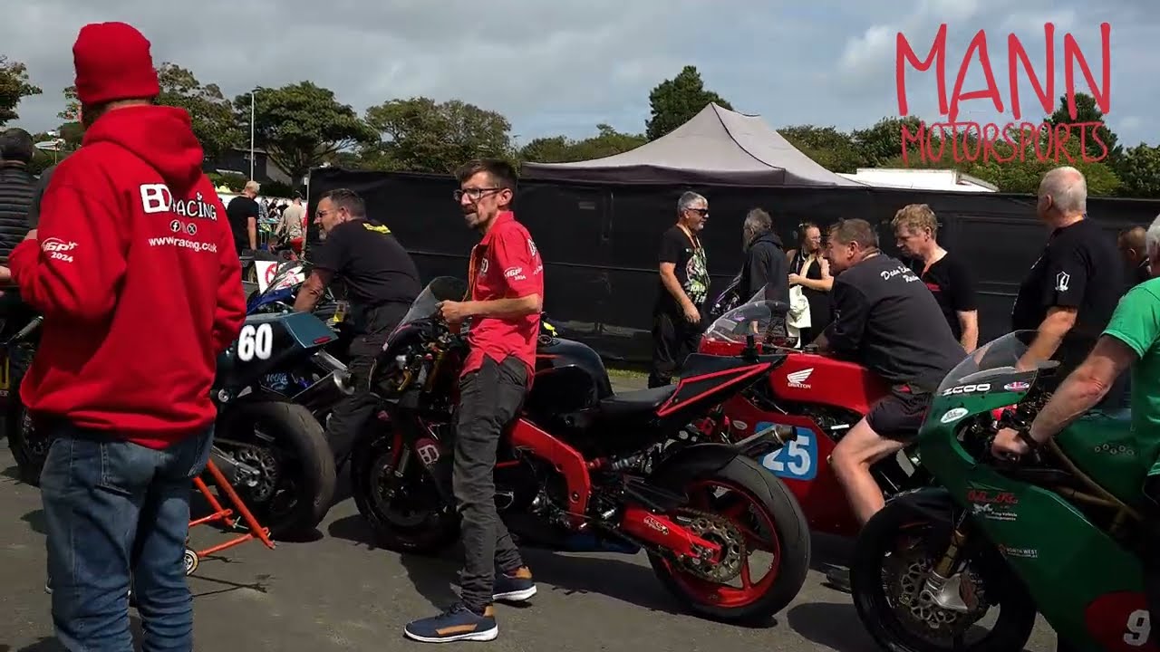Paddock Tour 🇮🇲 A Sea of Bikes at Manx GP 2024