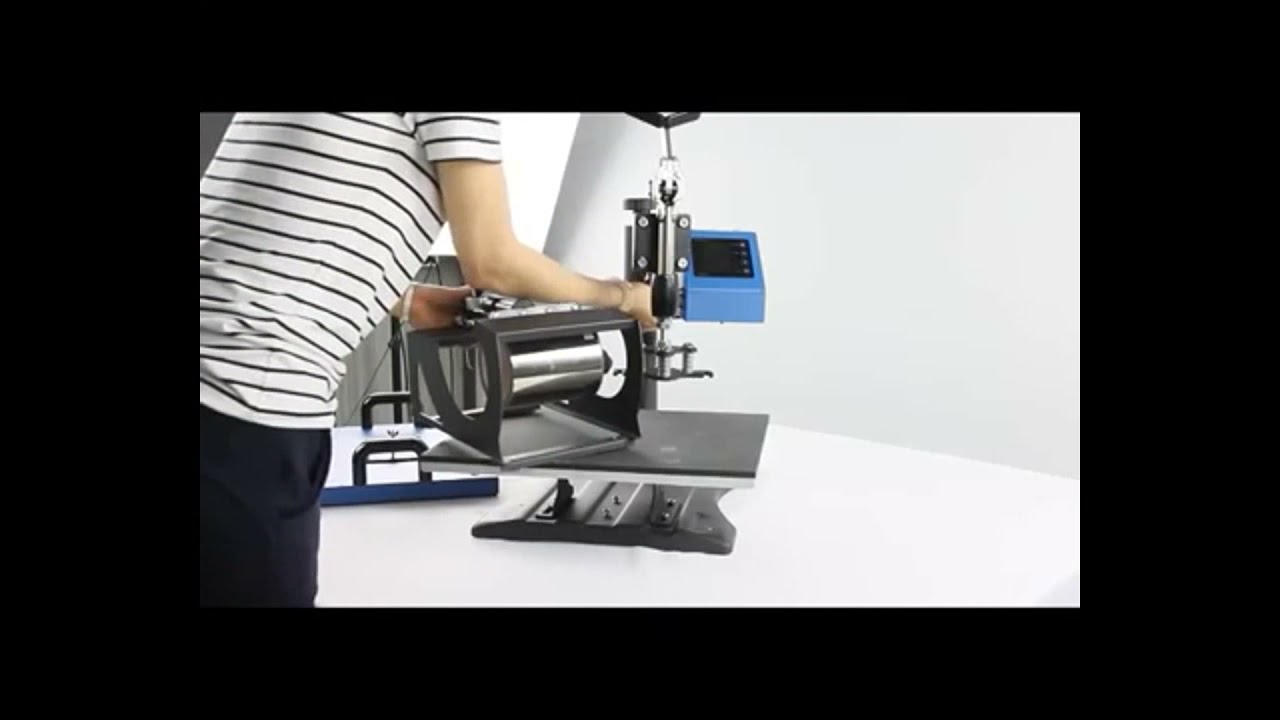 طريقة فك طابعة  المكبس الحراري ٨ في ١ (تيشيرتات وأكواب والقبعات)