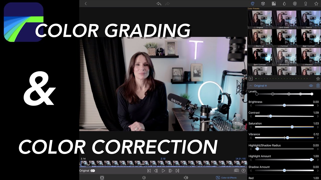 Color Grading In LumaFusion