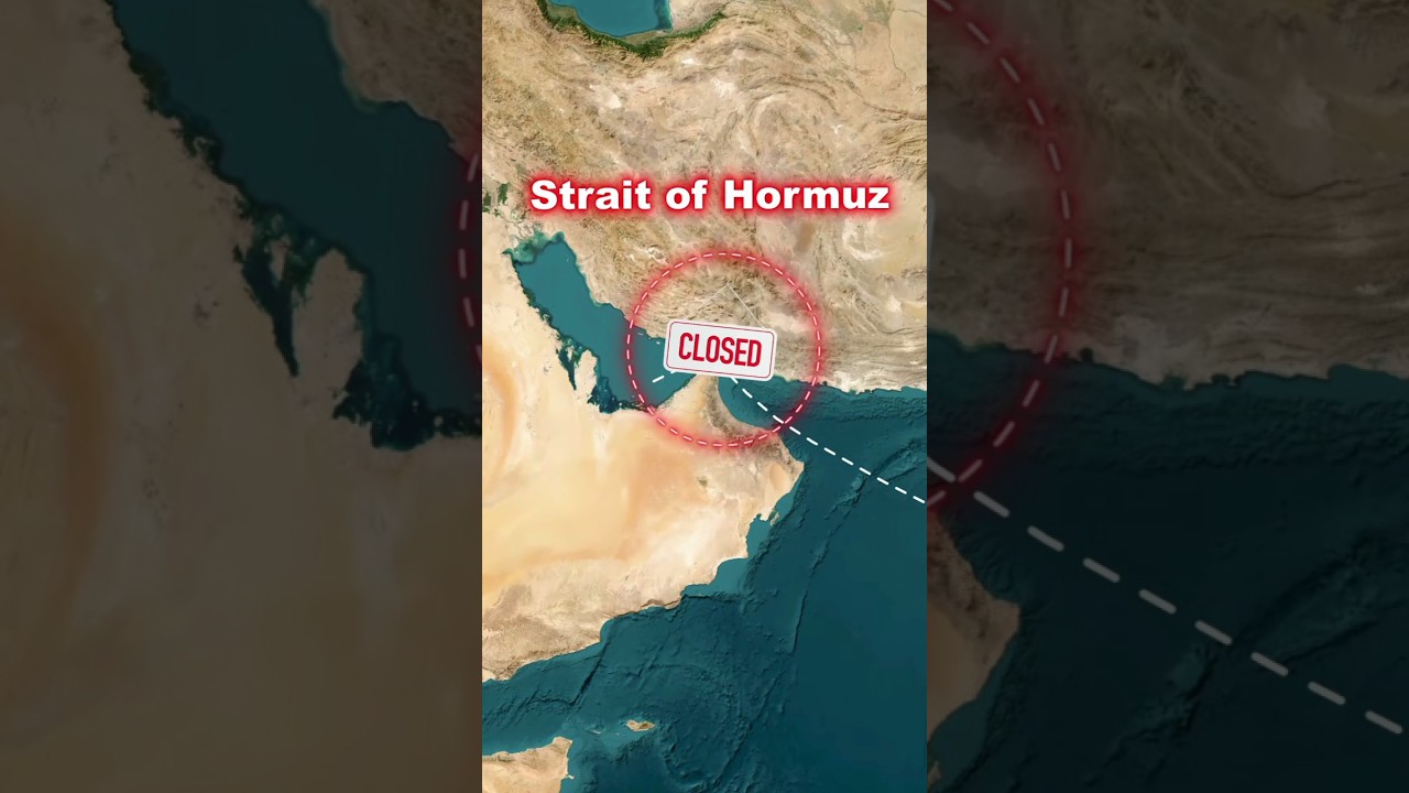Why the Strait of Hormuz Matters to the World 🌍 | Oil Supply Explained #Shorts