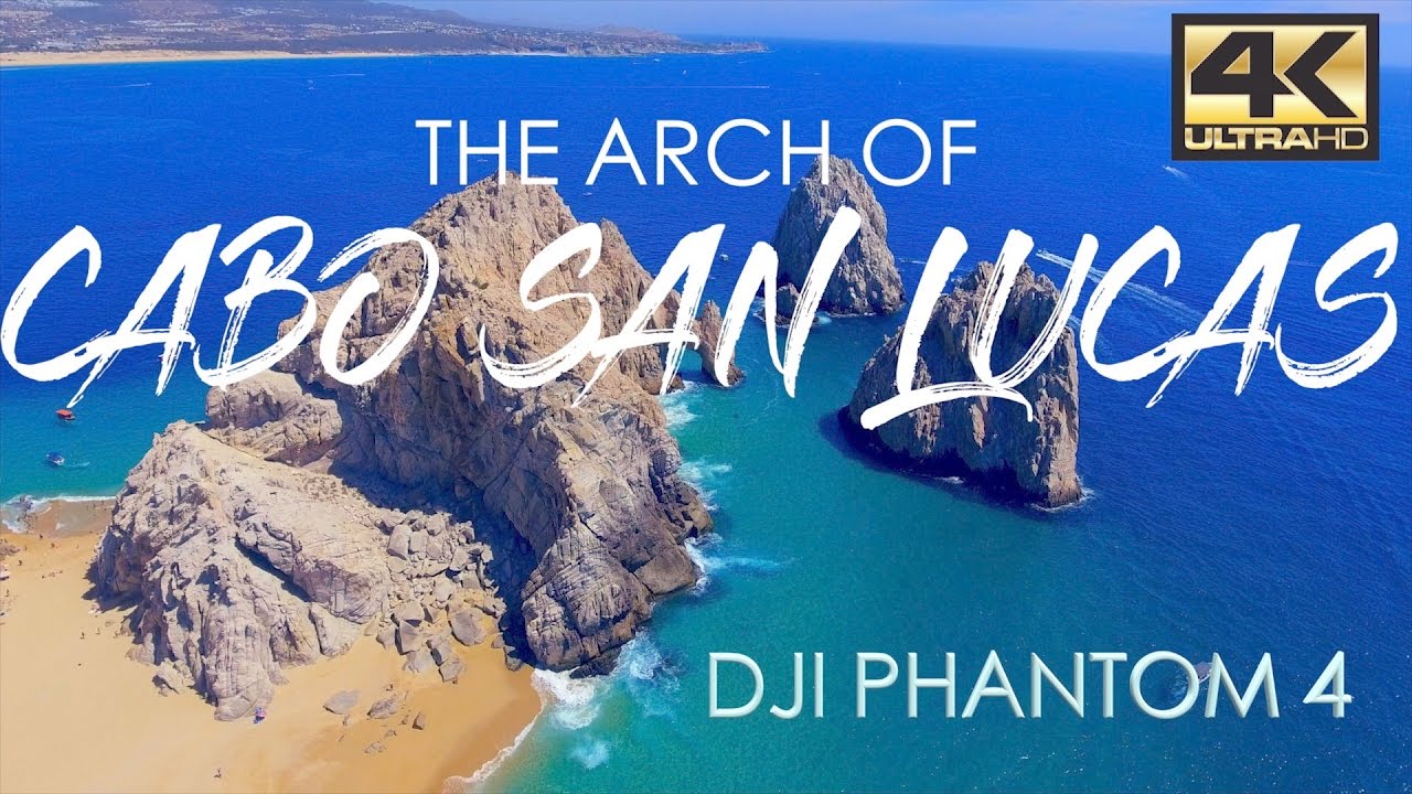 CABO SAN LUCAS ARCHES (EL ARCO) DRONE AERIAL VIEW 4K