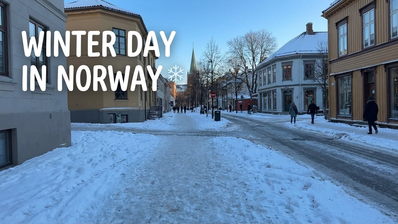 This frozen city walk is mesmerizing