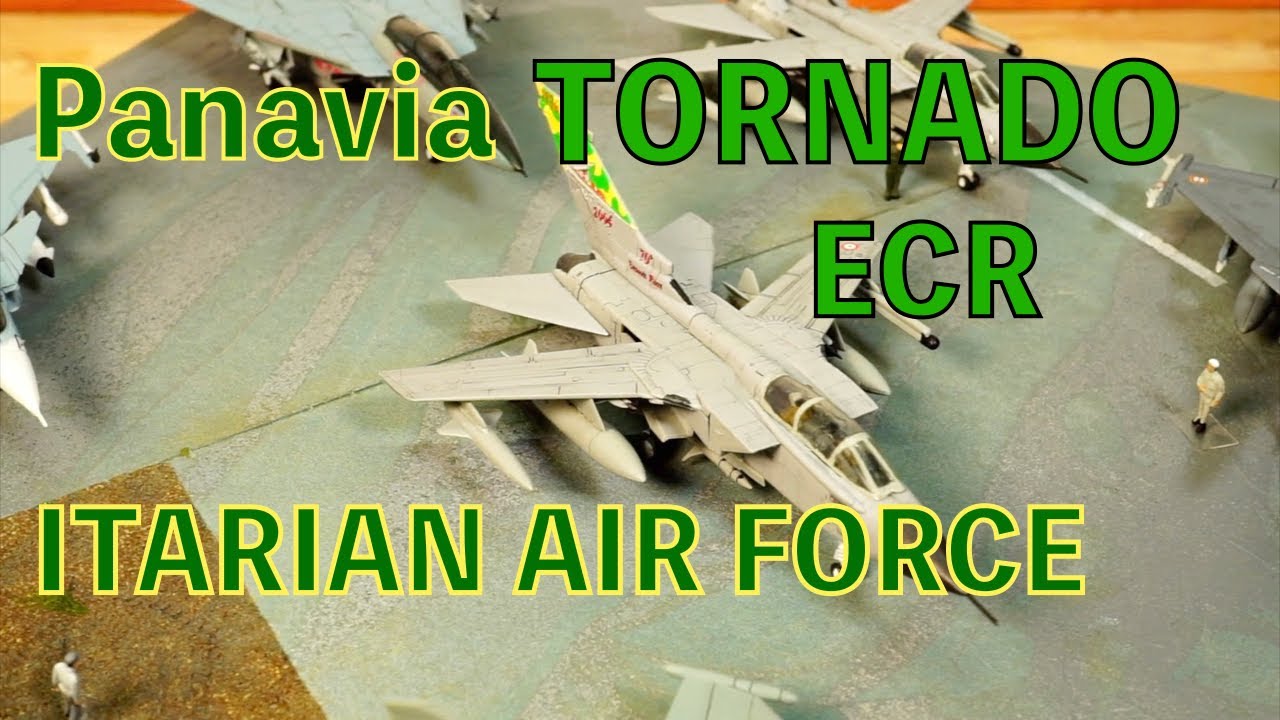 1/144 TORNADO ECR ITALIAN AIR FORCE.made by DORAGON models.making.No audio.トーネード　ドラゴン製2機セット
