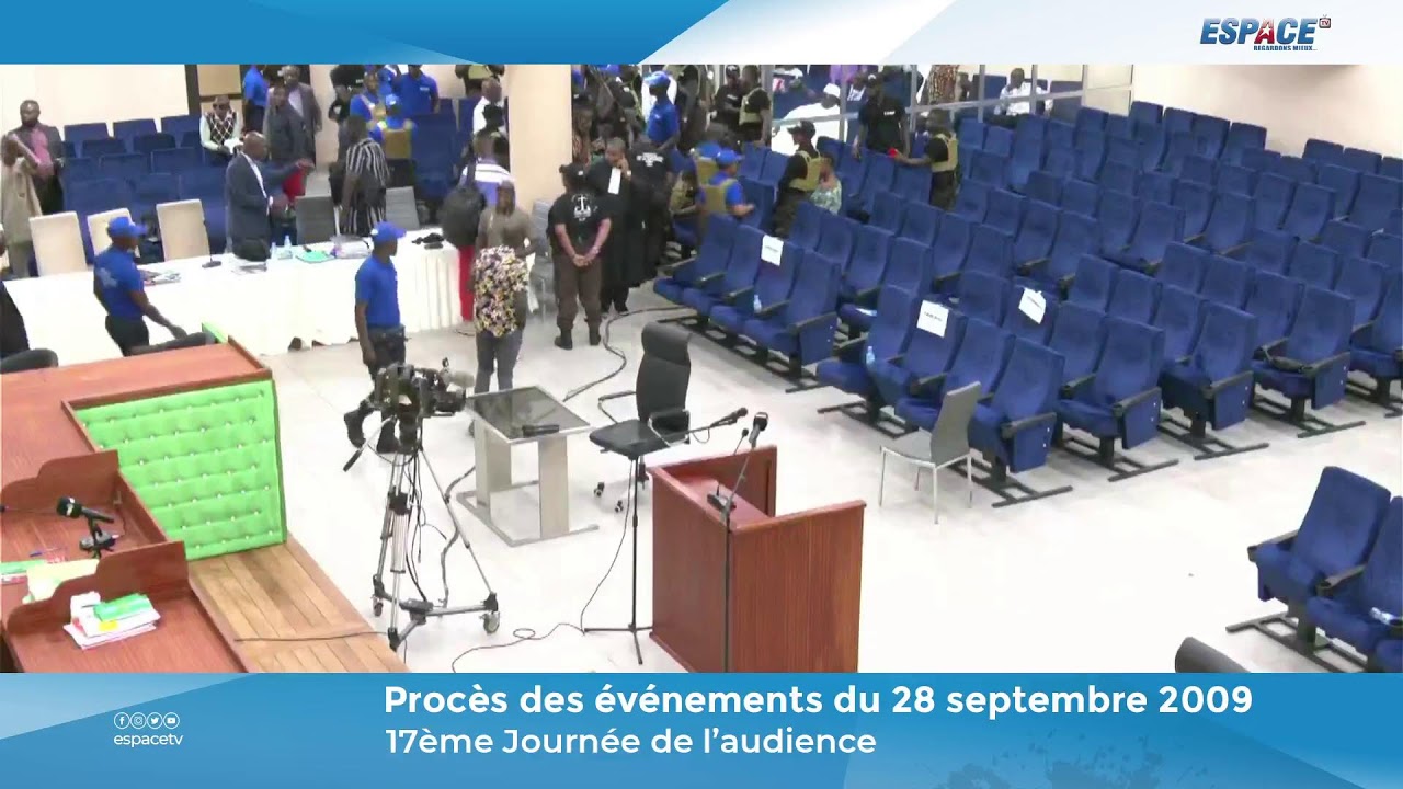 🔴 Procès du 28 Septembre (17ème Journée) - 09 Novembre 2022 • ESPACE TV GUINEE