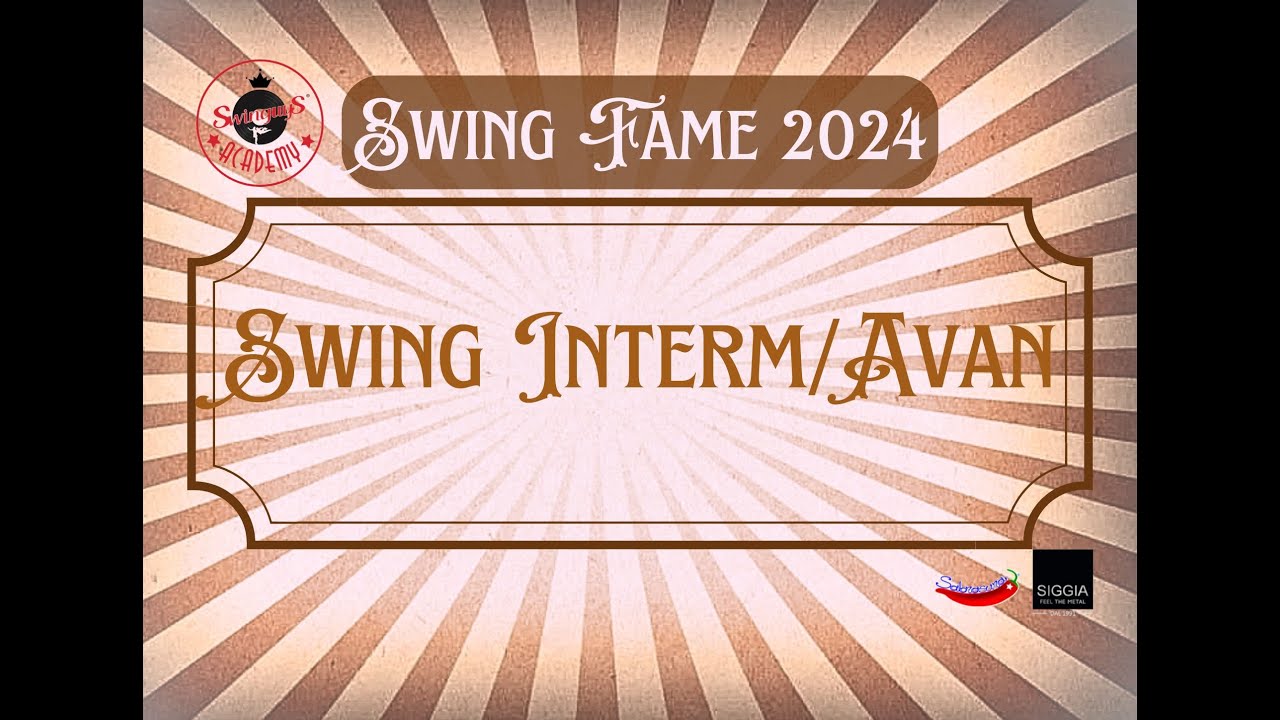 Swing interm/avanzato - Saggio Swinguys Academy SWING FAME - insegnati Filippo e Titty