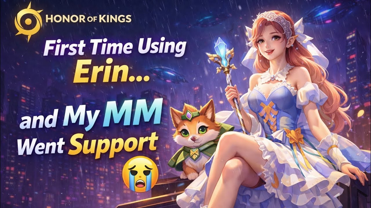 Honor of Kings | First Time Using Erin… and My MM Went Support 😭