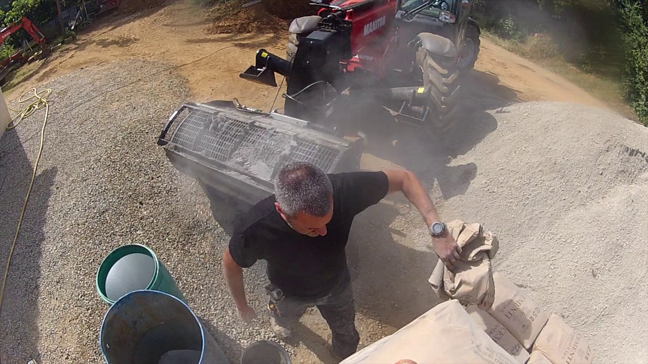 Réaliser 450 litres de béton en 5 minutes