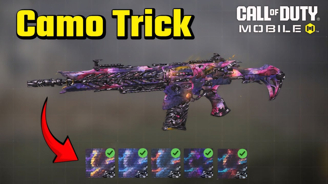 Hidden Feature Using 5 Reactive Camos on 1 Weapon
