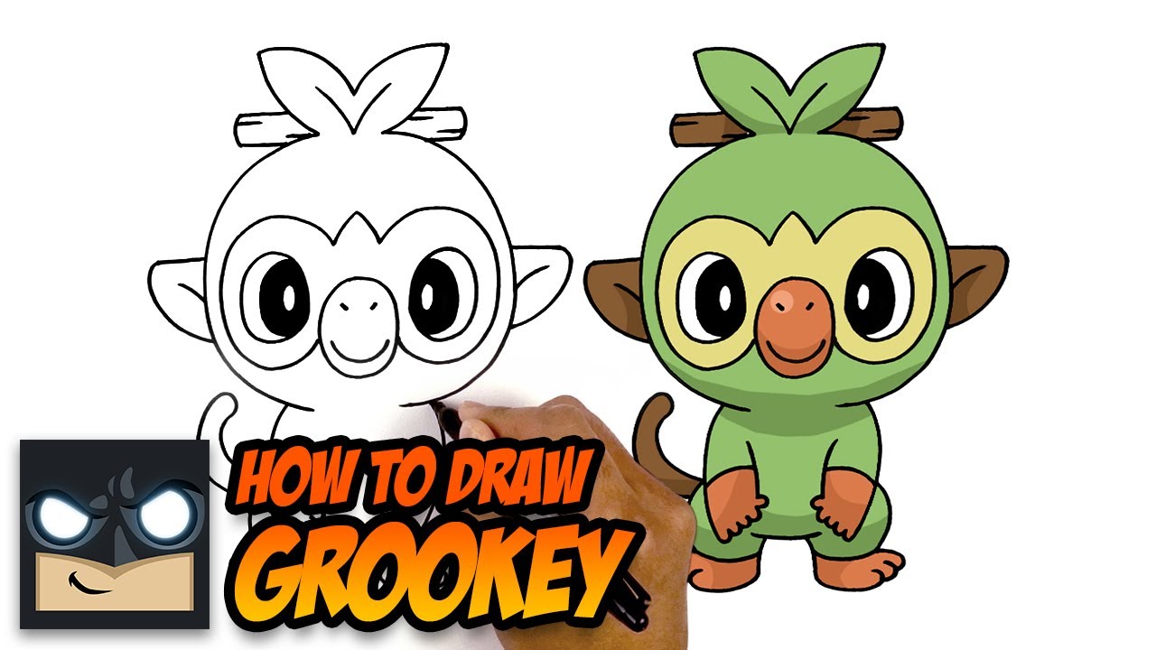 How To Draw Grookey | Pokemon Sword and Shield