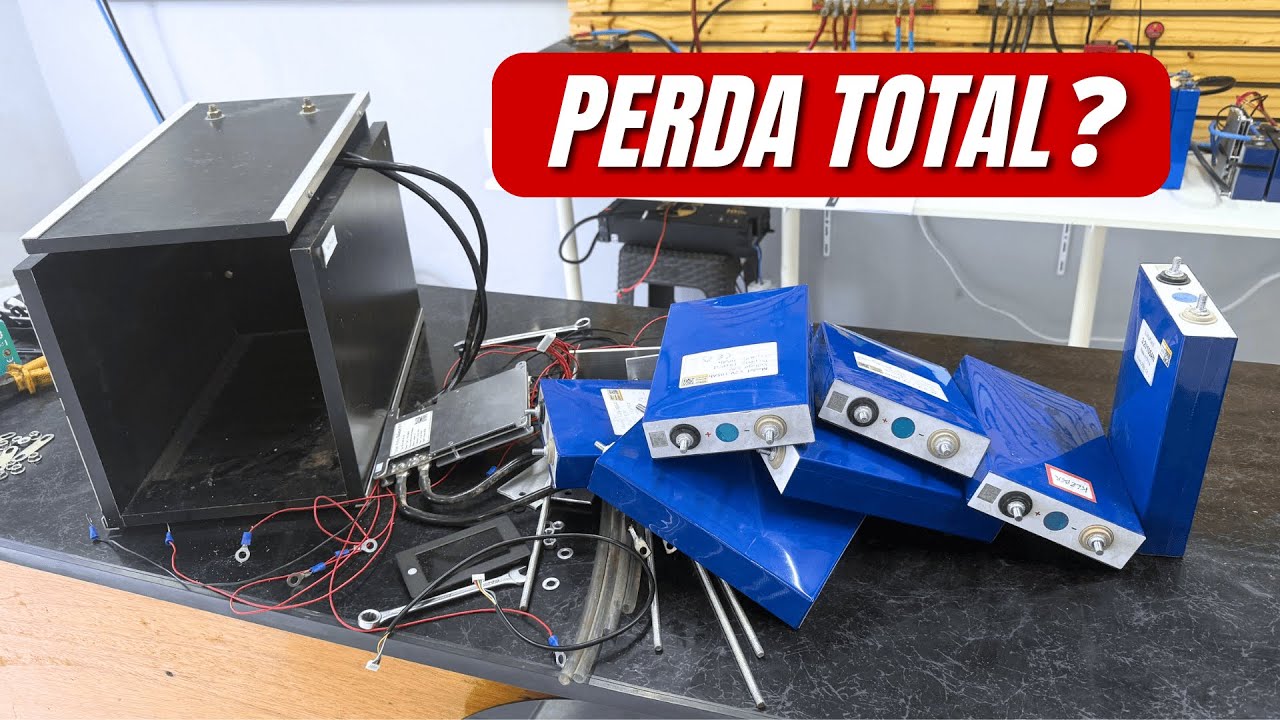 😱 INCHARAM Todas as Baterias LiFePO4 mesmo com a COMPRESSÃO ?