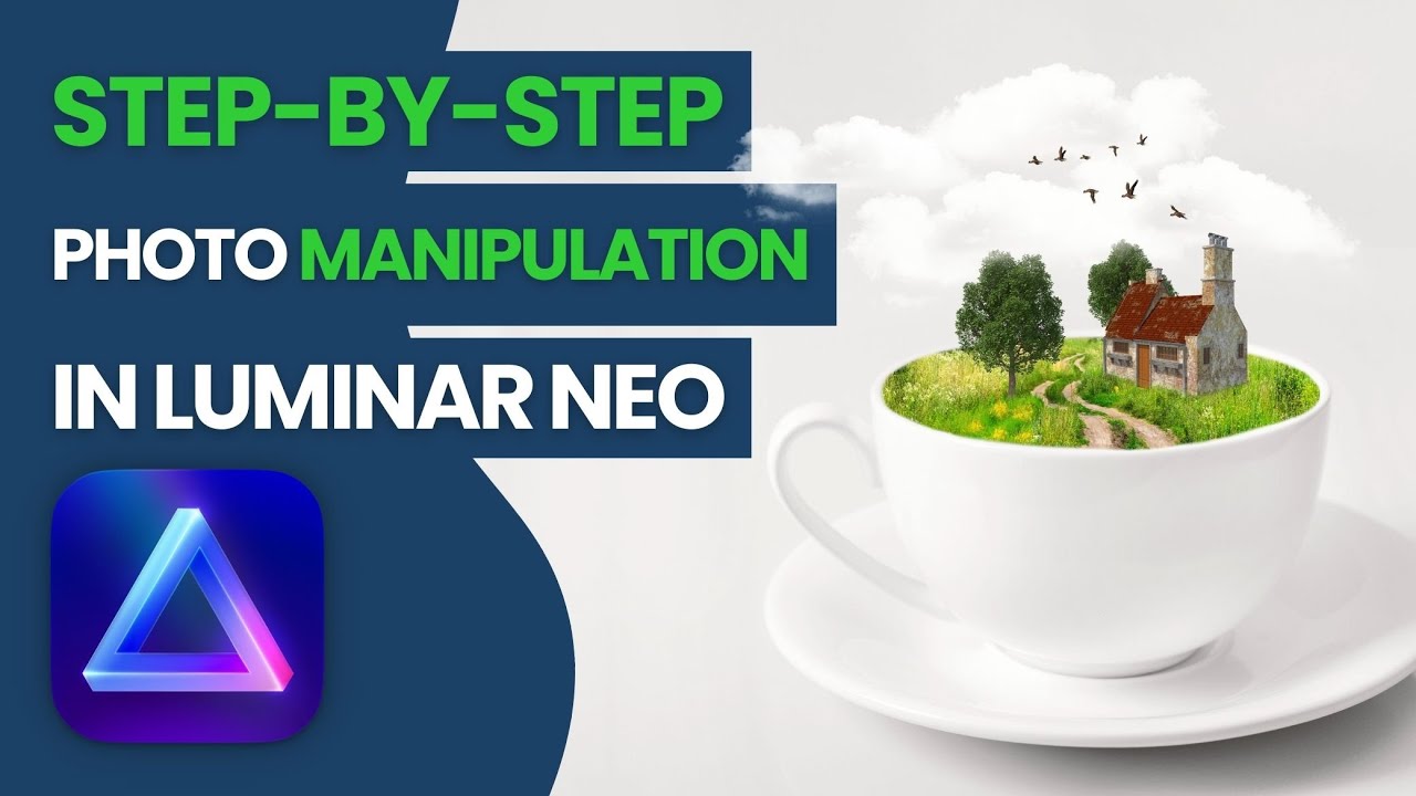 Luminar NEO: Учебник по фотоманипуляции (Пейзаж с чашкой чая)